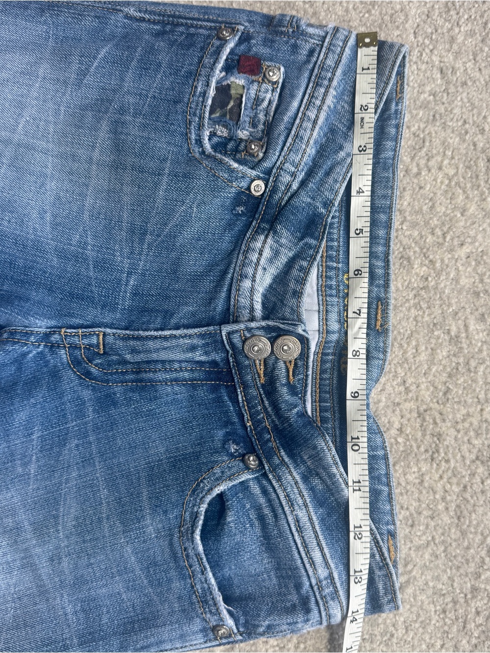 Miss Me Camo Distressed Jeans - Picture 6 of 7